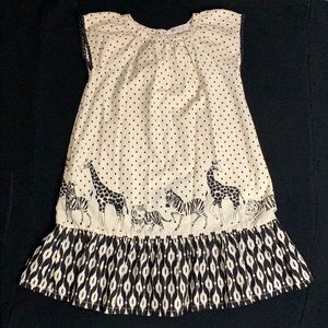 (3 for $30) Animal print dress girls sz. 4/5